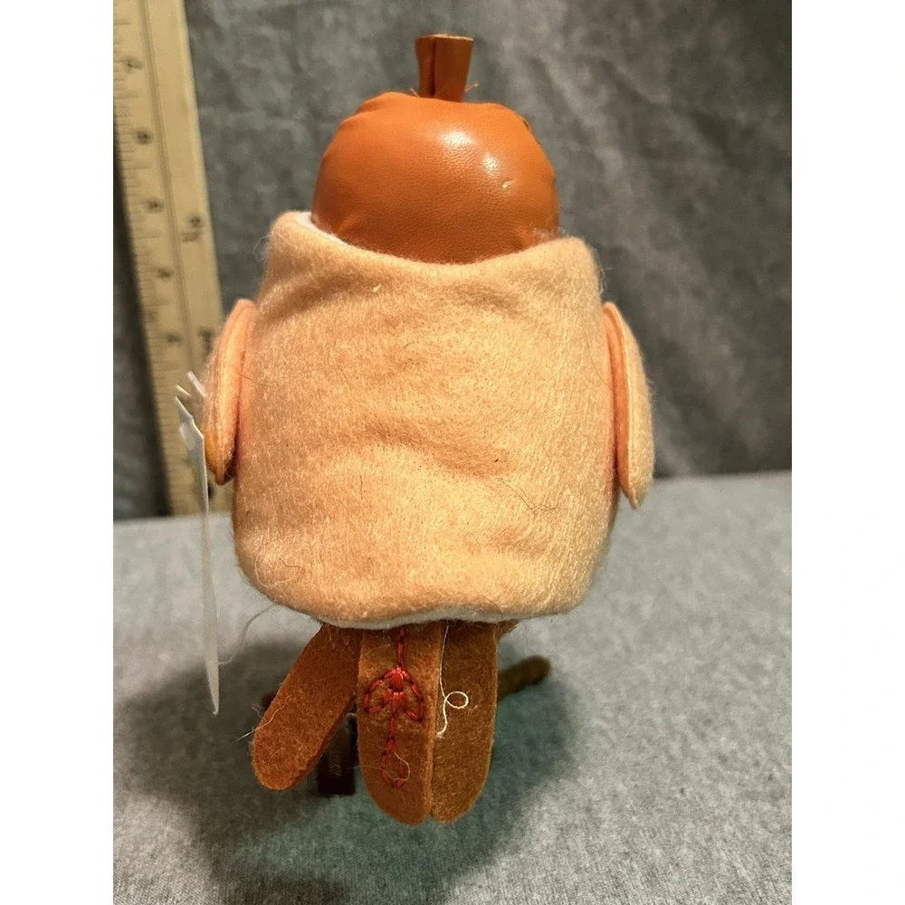 Sun Squad Featherly Friends Franky Brown Blackbird Figurine Hot Dog Decor Small